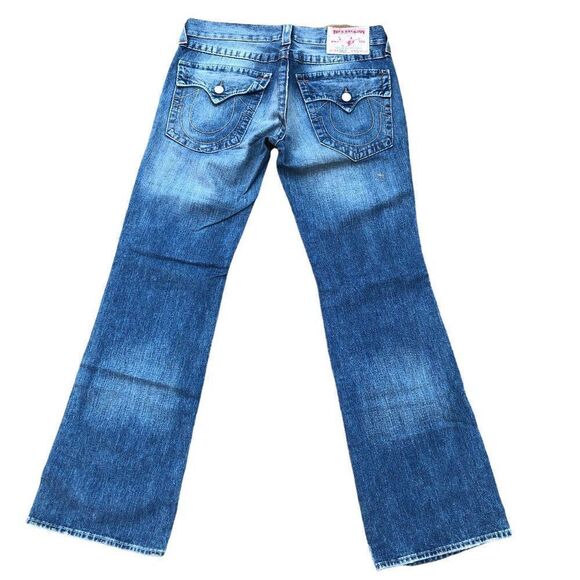 True Religion Jeans Size 33 BILLY Blue - Picture 2 of 11